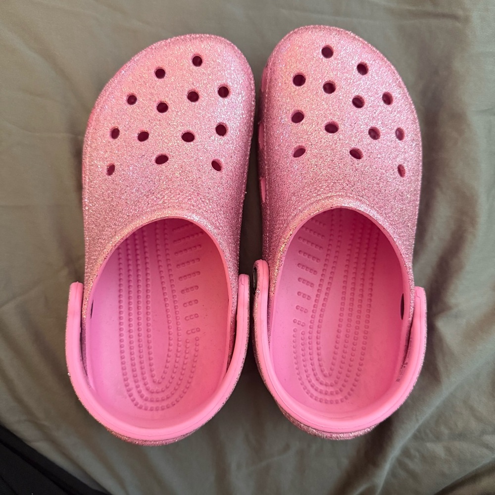Pink Crocs